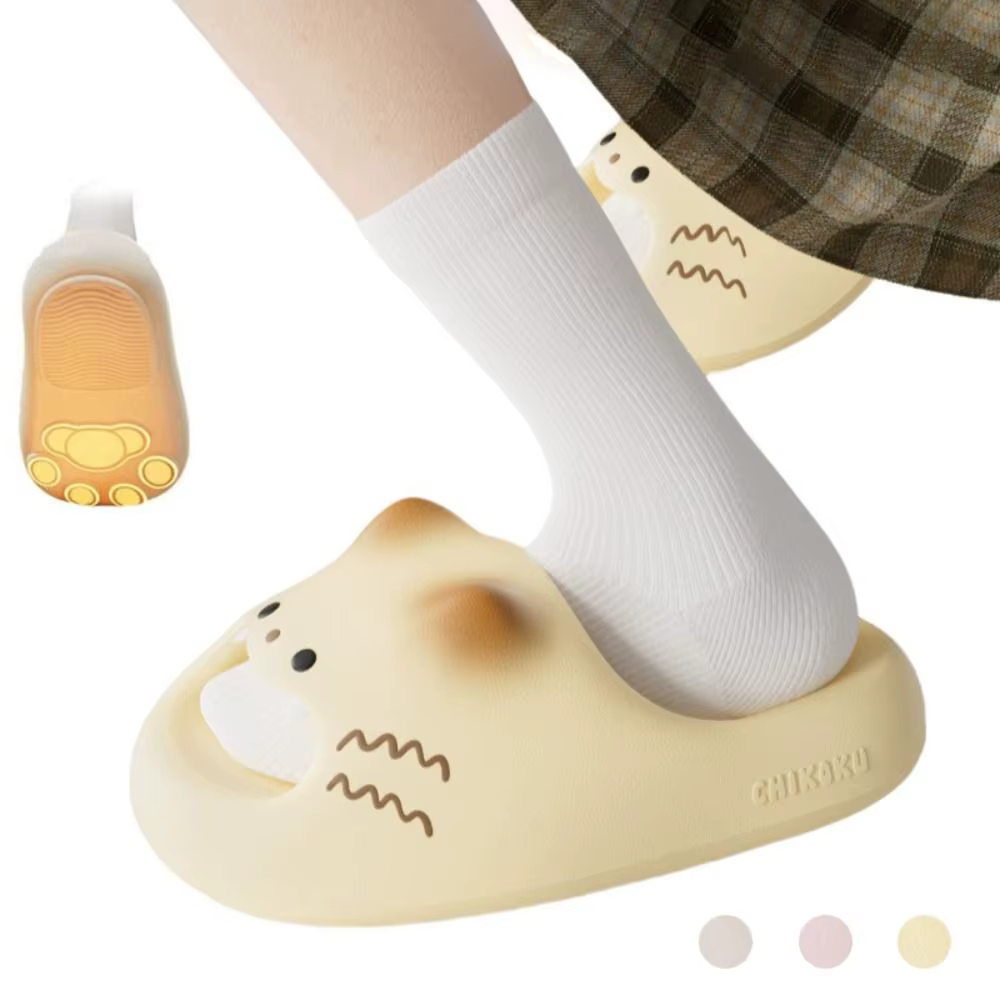Adorables pantoufles imperméables pour chat