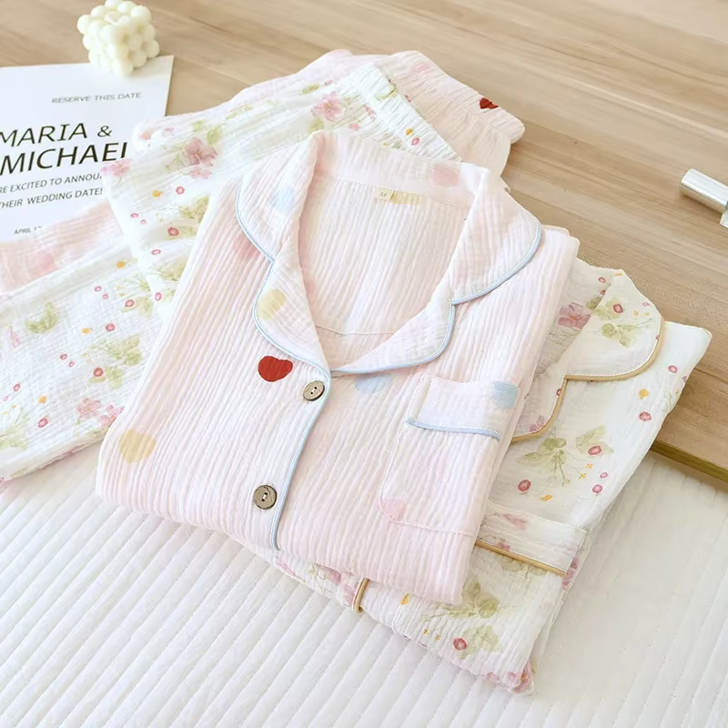 Vêtements de nuit en coton pour femmes