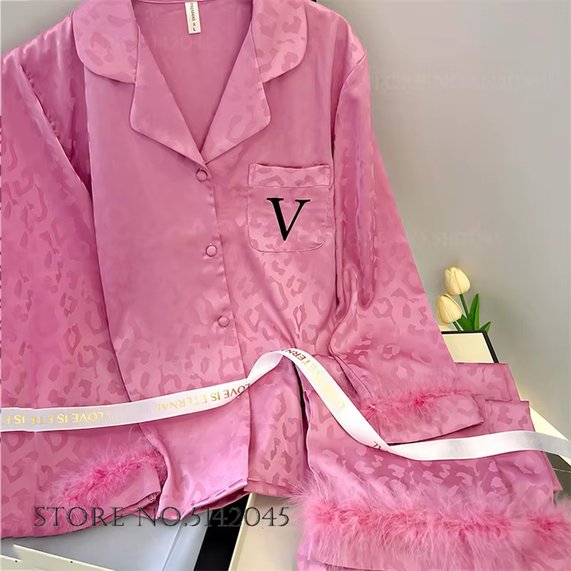 Ensemble de pyjamas à manches longues pour femmes