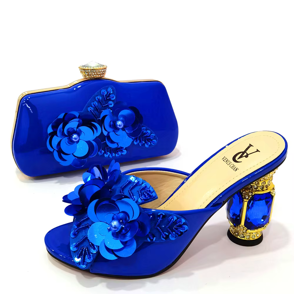 Ensemble de Chaussures et Sacs Assortis pour Femme