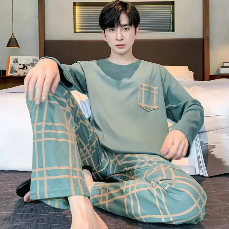 Ensemble de pyjamas à manches longues pour hommes